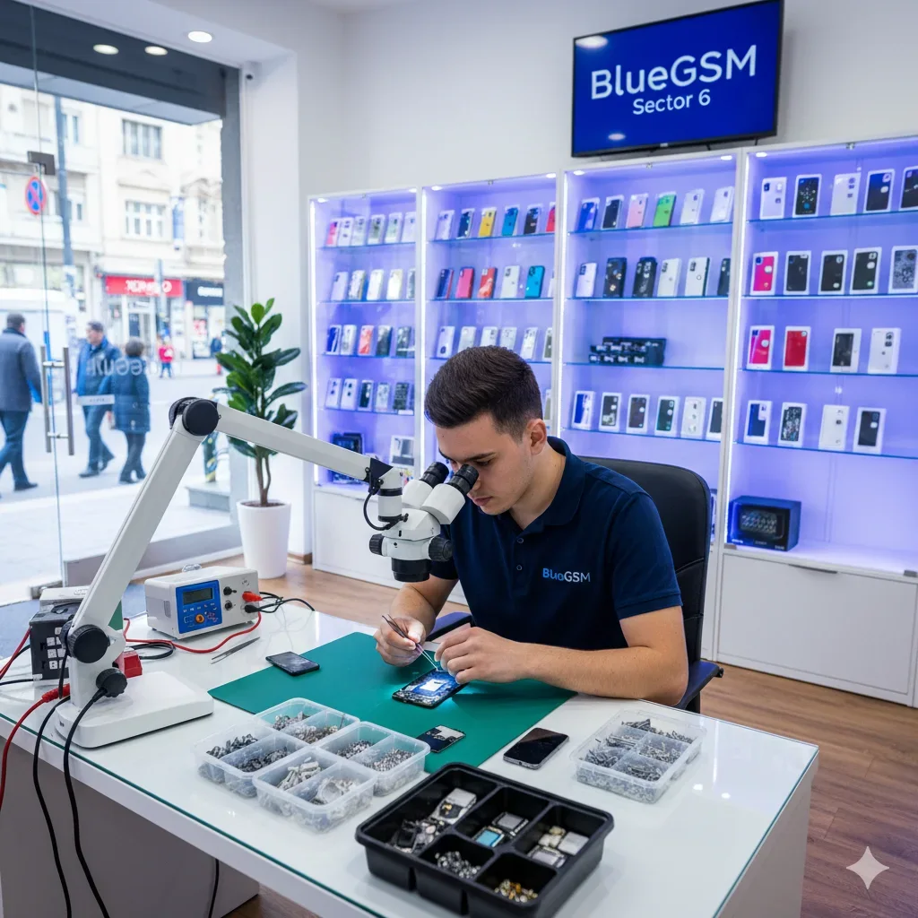 Fotografie Blue GSM Sector 6